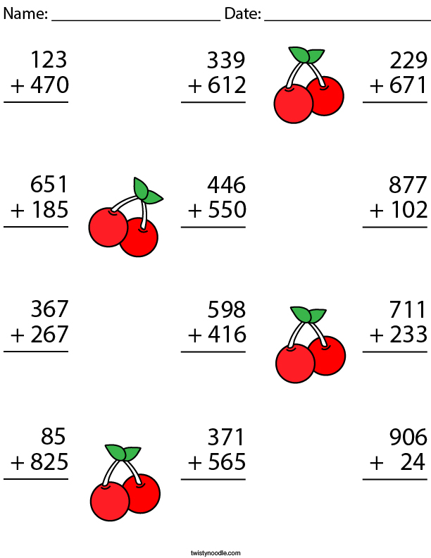 Get The Point Math Worksheet